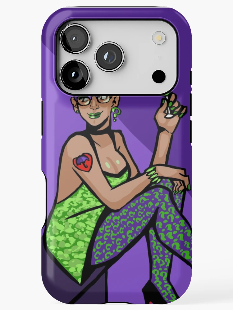 Thumbnail 1 of 4, iPhone Case, Lady Riddler designed and sold by JVTart.