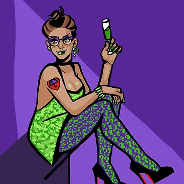 Artwork thumbnail, Lady Riddler by JVTart