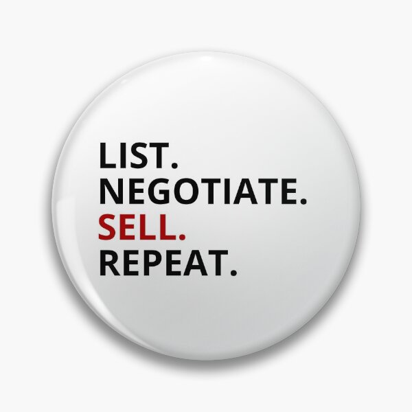 Item preview, List. Negotiate. Sell. Repeat.  designed and sold by Flagship  Assistance Before Assistants.