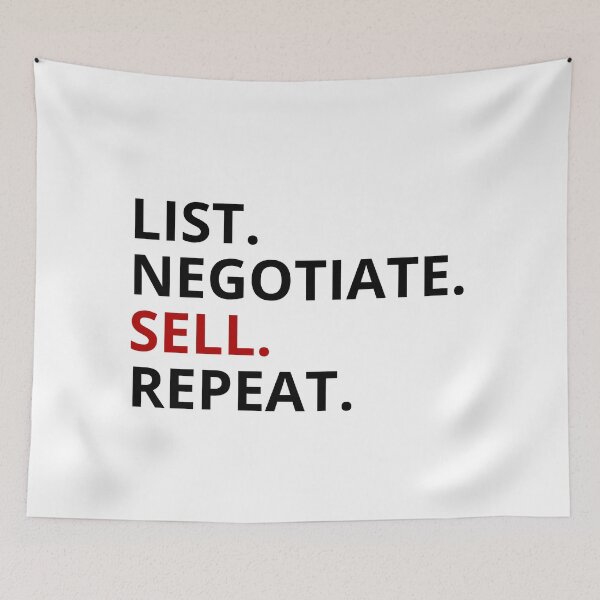 Item preview, List. Negotiate. Sell. Repeat.  designed and sold by Flagship  Assistance Before Assistants.
