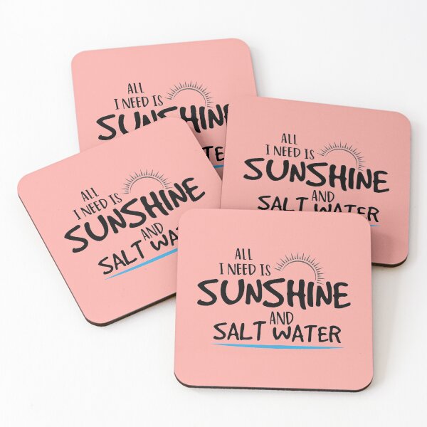 Item preview, Cute Summer Beach All I Need Is Sunshine and Salt Water Beach Cover Up Matching Girls Trip Beach With Sayings Vacation designed and sold by Chamssou.