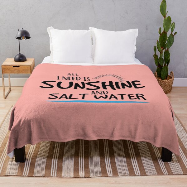 Item preview, Cute Summer Beach All I Need Is Sunshine and Salt Water Beach Cover Up Matching Girls Trip Beach With Sayings Vacation designed and sold by Chamssou.