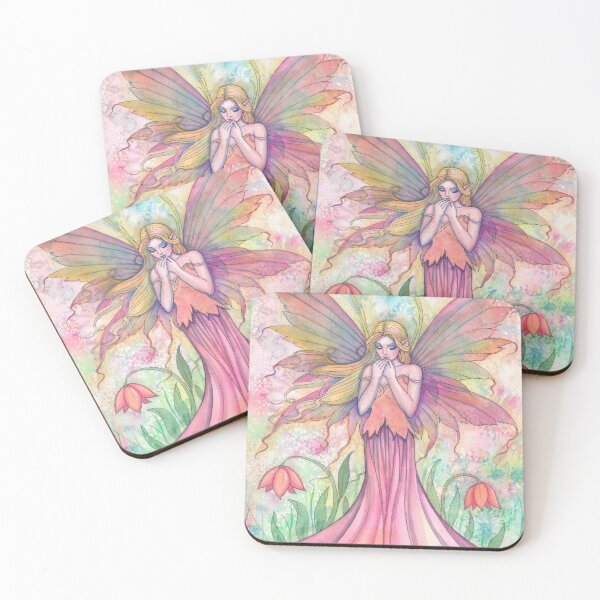 Item preview, Wildflower Fairy Watercolor Illustration by Molly Harrison designed and sold by Molly  Harrison.
