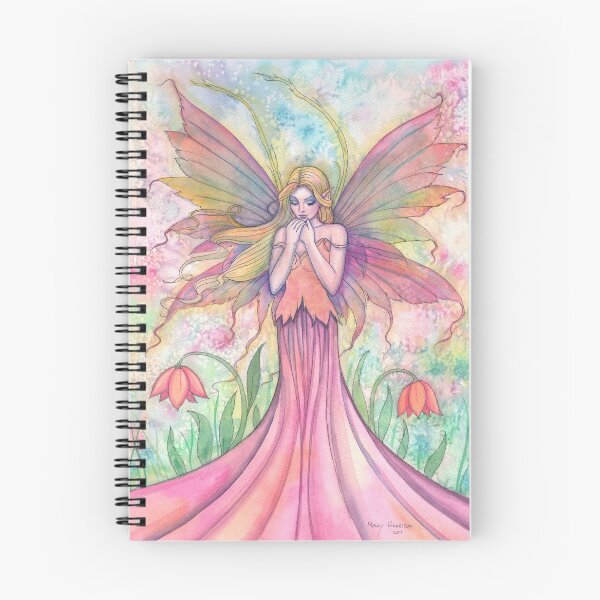 Item preview, Wildflower Fairy Watercolor Illustration by Molly Harrison designed and sold by Molly  Harrison.