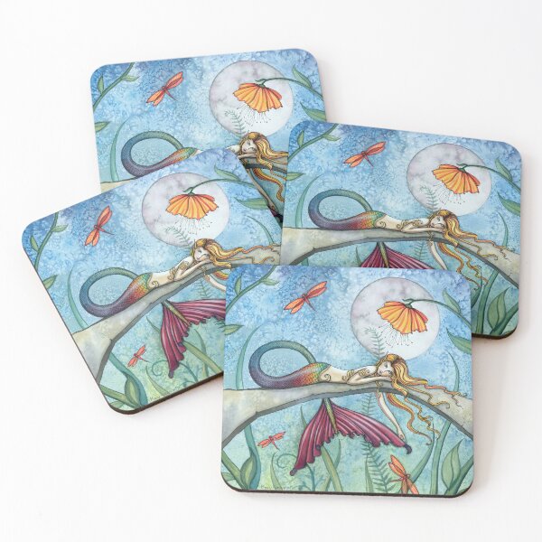 Item preview, "Down by the Pond" Mermaid Art by Molly Harrison designed and sold by Molly  Harrison.