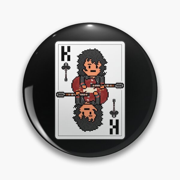 Item preview, Pixelrockstars King of Clubs Playing Card designed and sold by gkillerb.