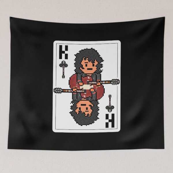 Item preview, Pixelrockstars King of Clubs Playing Card designed and sold by gkillerb.
