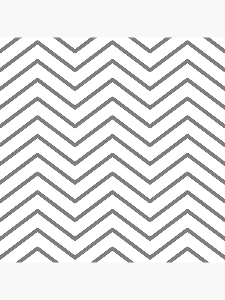 White And Gray Zigzag Lines Pattern white-and-gray-zigzag-lines-pattern-art-print-by-hexdecor-redbubble