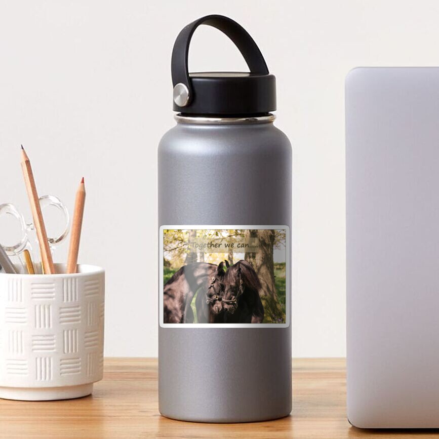 Item preview, Glossy Sticker designed and sold by Blackhorsesltd.