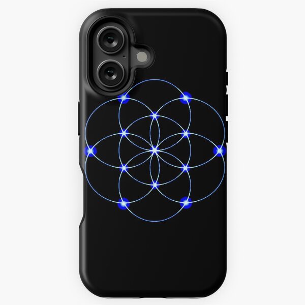 Item preview, Sacred Geometry Blue Flower Of Life  designed and sold by Mark Jesus-Allen.