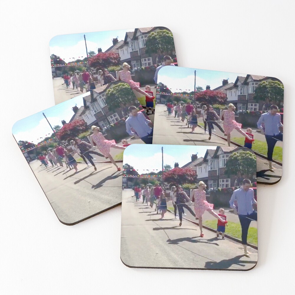 Item preview, Coasters (Set of 4) designed and sold by TrainWreckTees.