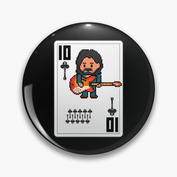 Item preview, Pixelrockstars Ten of Clubs Playing Card designed and sold by gkillerb.