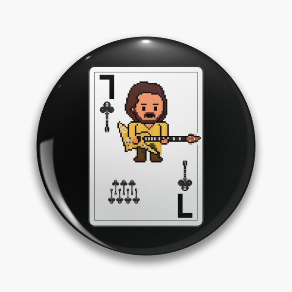 Item preview, Pixelrockstars Seven of Clubs Playing Card designed and sold by gkillerb.