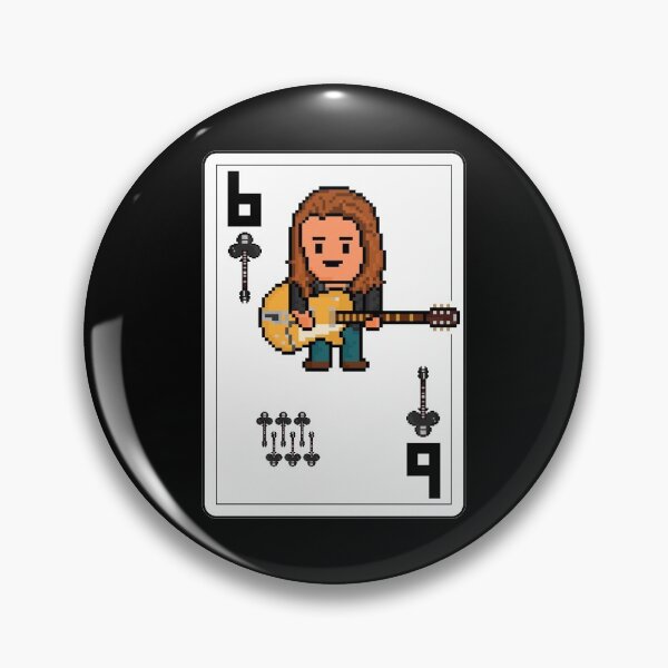 Item preview, Pixelrockstars Six of Clubs Playing Card designed and sold by gkillerb.