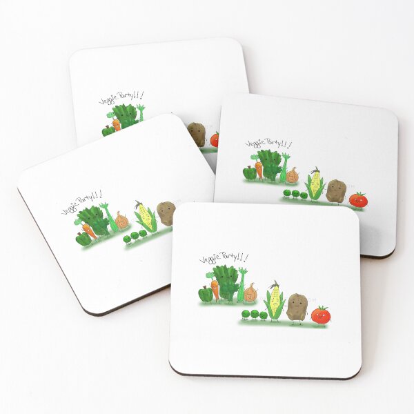 Aperçu de l'œuvre Veggie Party !!! (et vous n'êtes pas invité) créée et vendue par Vulpixi-Misa.