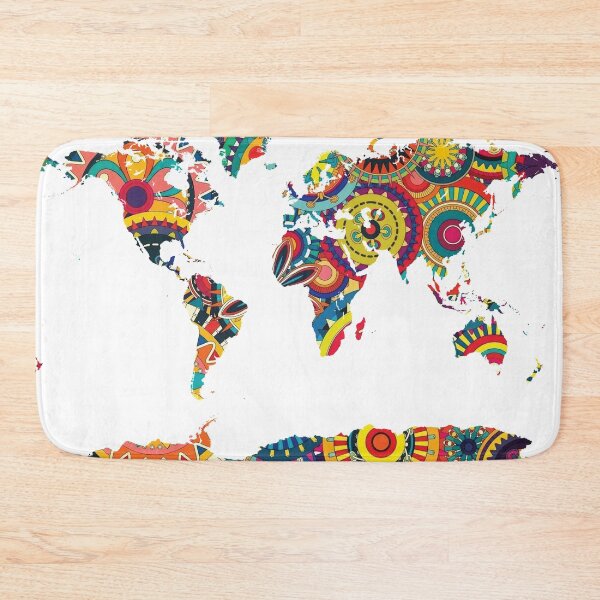Item preview, good vibes world map designed and sold by margsy.