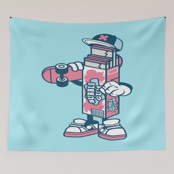 Item preview, Bubble gum skater designed and sold by cartoonbug.