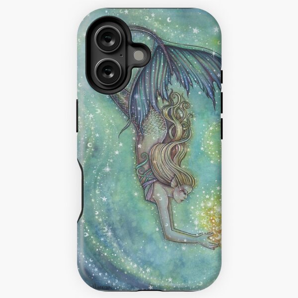 Item preview, Celestial Sea Mermaid Fantasy Art by Molly Harrison designed and sold by Molly  Harrison.