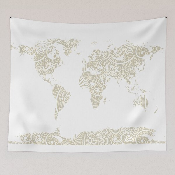 Item preview, neutral world map designed and sold by margsy.