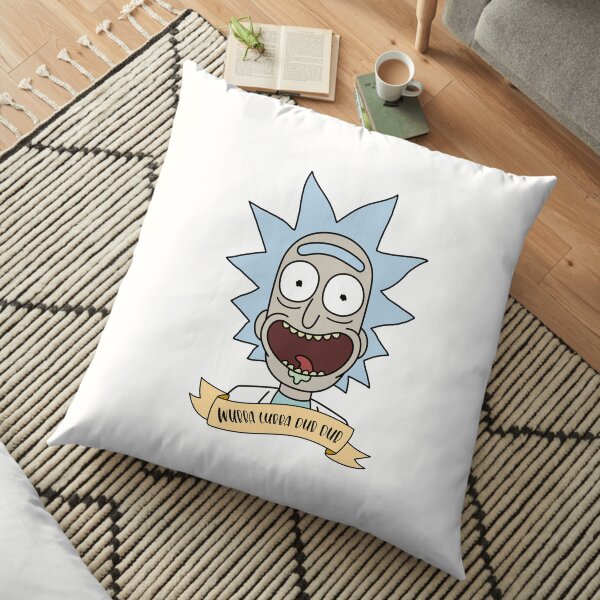 wubba lubba dub dub Floor Pillow