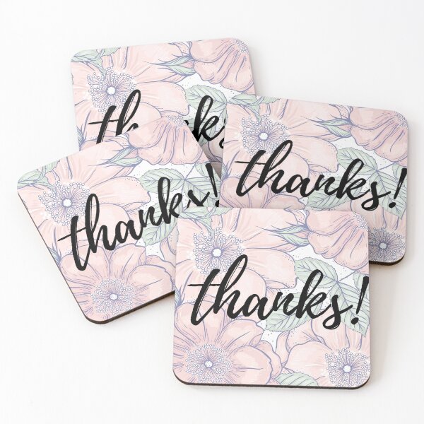 Item preview, Floral Thanks designed and sold by Anahita Vaidhya.