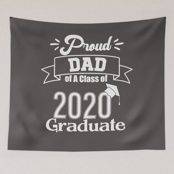Item preview, Proud dad of a 2020 graduate- Graduate - men's Graduation Gifts under 25 for college or high school grad- Crew neck  designed and sold by YouHappyMyHappy.