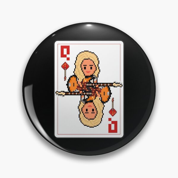 Item preview, Pixelrockstars Queen of Diamonds Playing Card designed and sold by gkillerb.