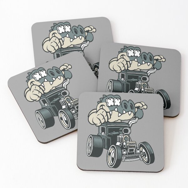 Item preview, Crocodile on old timer designed and sold by cartoonbug.