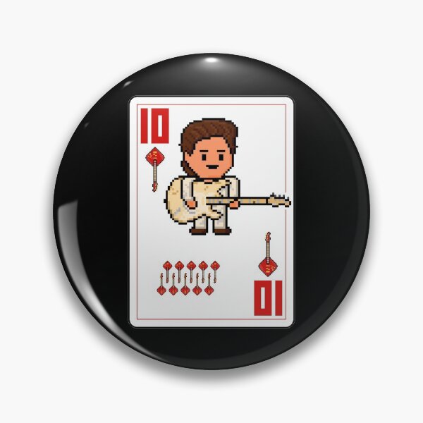 Item preview, Pixelrockstars Ten of Diamonds Playing Card designed and sold by gkillerb.