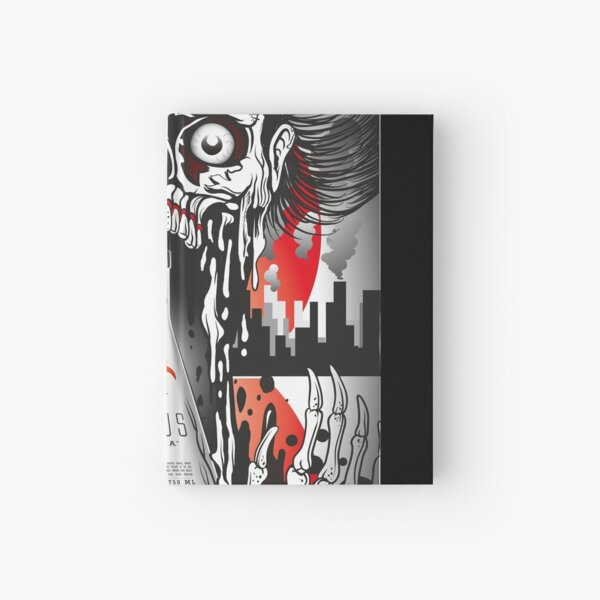 The Official Virus Vodka Skull Graphic Hardcover Journal