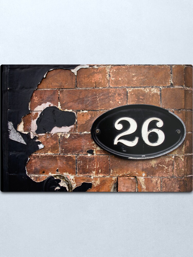 Alternate view of 26 Bricks - Dublin Metal Print