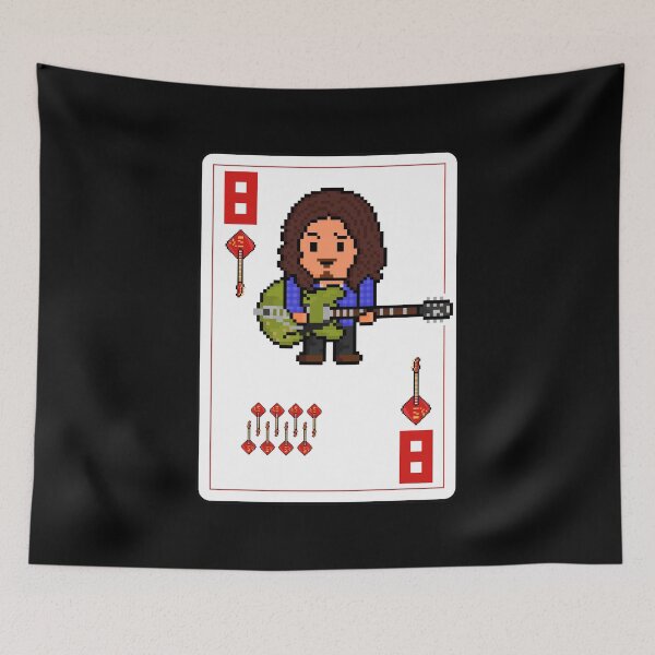 Item preview, Pixelrockstars Eight of Diamonds Playing Card designed and sold by gkillerb.