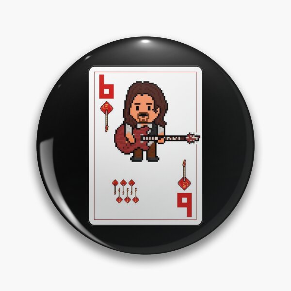 Item preview, Pixelrockstars Six of Diamonds Playing Card designed and sold by gkillerb.