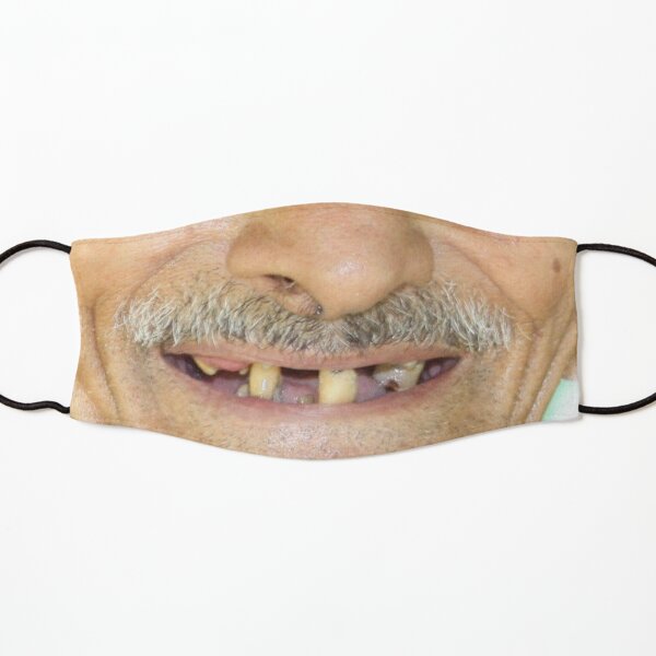 Old man laughing face mask Kids Mask