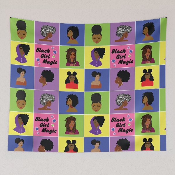 Item preview, Black Girl Magic Hairstyles designed and sold by blackartmatters.