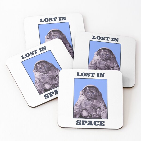 Item preview, Catstronaut "Lost in Space" Funny astronaut cat - Space explorer kitty mission humor designed and sold by TamGustam.