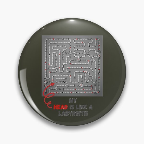 Item preview, MY HEAD IS LIKE A LABYRINTH birthday GIFT designed and sold by GBDesigner.