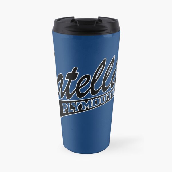 68 Plymouth Satellite - White Outline Travel Mug