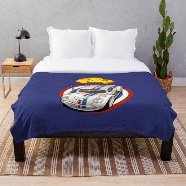 Cartoon herbie Throw Blanket