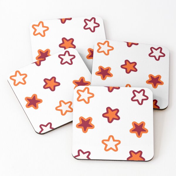 Item preview, Maroon and Orange Stars designed and sold by morgankeiky.