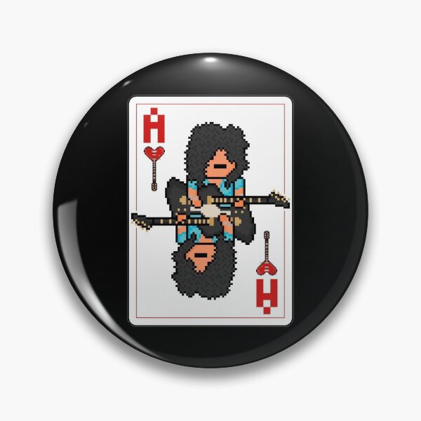 Item preview, Pixelrockstars Ace of Hearts Playing Card designed and sold by gkillerb.