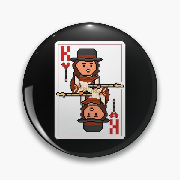 Item preview, Pixelrockstars King of Hearts Playing Card designed and sold by gkillerb.
