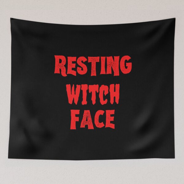 Item preview, Resting Witch Face designed and sold by CatMonkStudios.