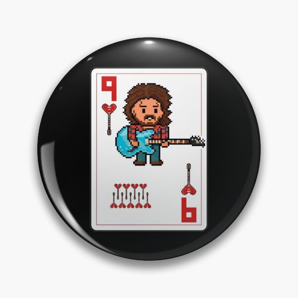 Item preview, Pixelrockstars Nine of Hearts Playing Card designed and sold by gkillerb.