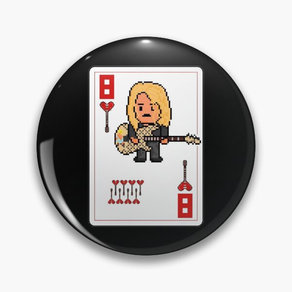 Item preview, Pixelrockstars Eight of Hearts Playing Card designed and sold by gkillerb.