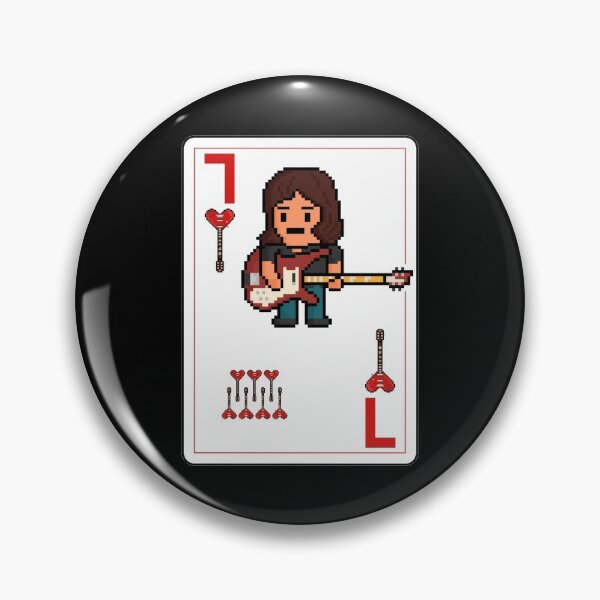 Item preview, Pixelrockstars Seven of Hearts Playing Card designed and sold by gkillerb.