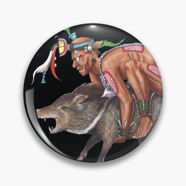 Item preview, Itzamnaaj riding a Peccary designed and sold by Zotzcomic.