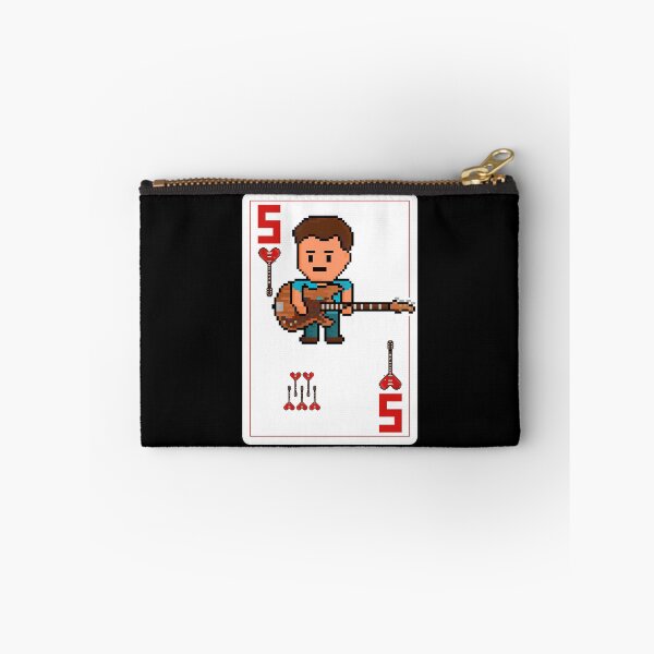 Item preview, Pixelrockstars Five of Hearts Playing Card designed and sold by gkillerb.