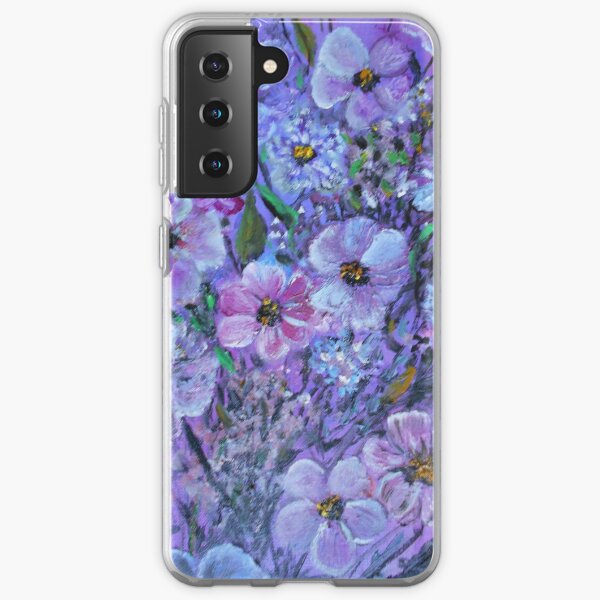 Purple Passion Posies Samsung Galaxy Soft Case