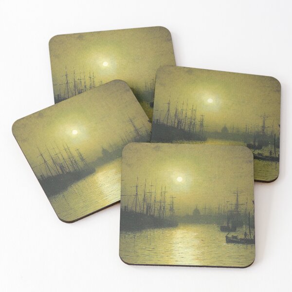 Item preview, Nightfall on the Thames - John Atkinson Grimshaw  designed and sold by CJET.